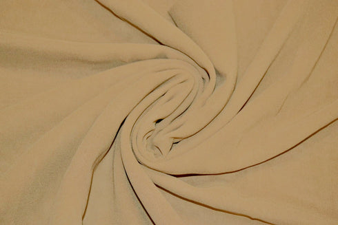 Georgette Chiffon - Nude freeshipping - Kyaari Fashion